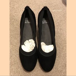 STUART WEITZMAN Forsure Black Suede Heels size 8